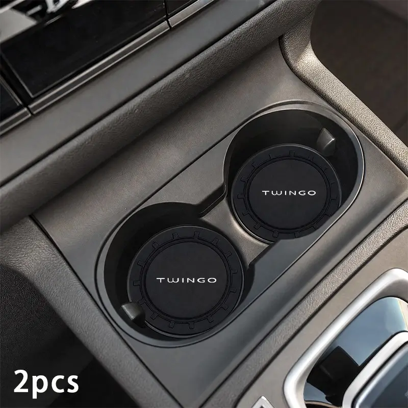 Renault Twingo Cup Holder Mat, Anti-Slip Pad, // Edges, Scratch-Resistant, Wear-Resistant, Interior Upgrade Accessory