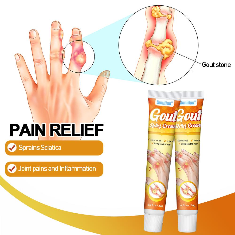 FINALLY!Relief from Gout Pain.Sumifun Gout Relief Balm        Soothes Swollen Joints & Big Toes Fast.joint protection grape seed hydrate eczema  free quantity match butt massage Soothing Magnesium  Conditioning   Firming   mace body neuropathy cream