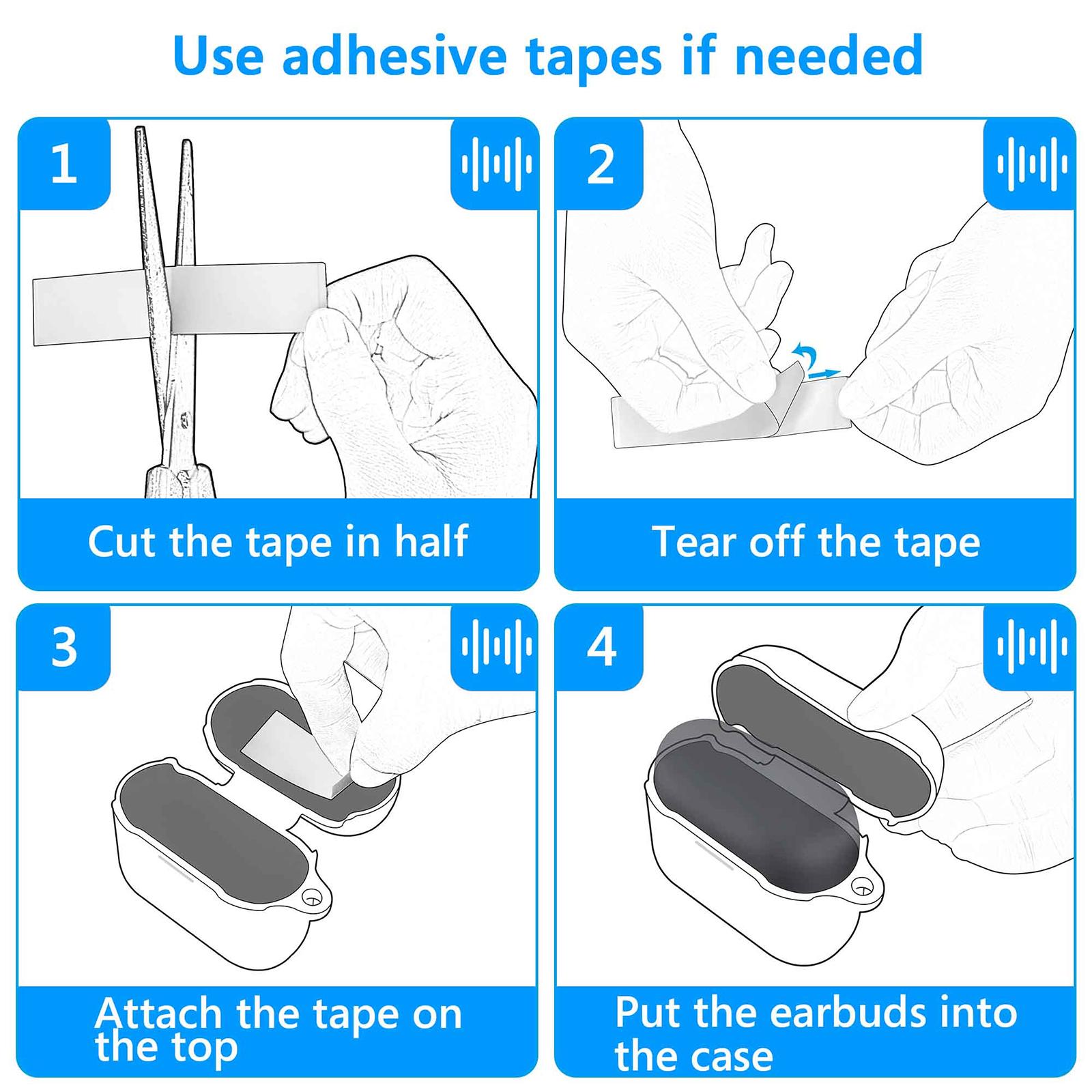 Geekria Silicone Case Cover Compatible with Bang & Olufsen Beoplay EX True Wireless Earbuds, Earphones Skin Cover