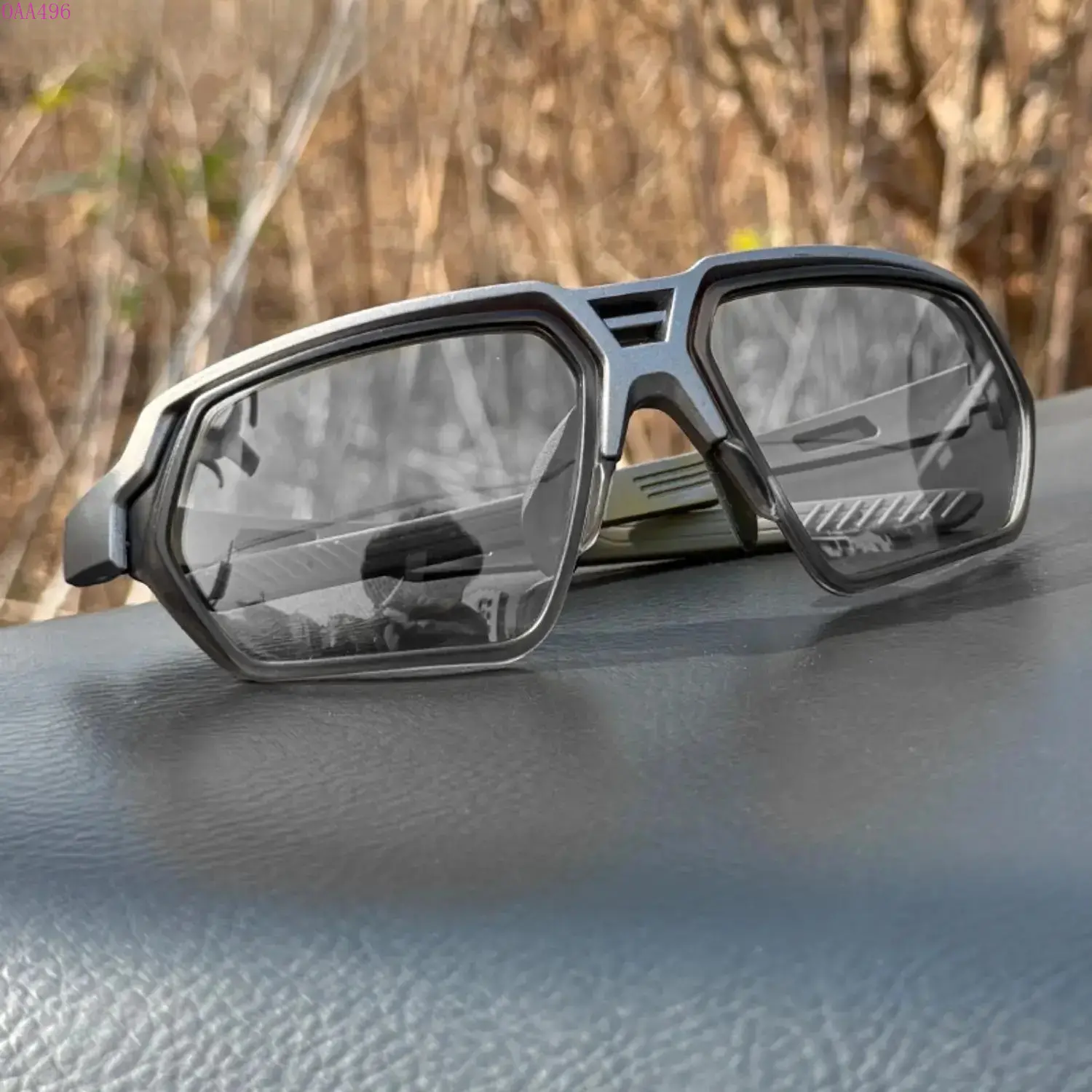 Wraparound Sports Sunglasses for Men, Polarized Lenses, Lightweight Synthetic Frame, UV-Windproof for Cycling & Driving, Polarized Light, Uv Protection, Outdoor, No, Protective