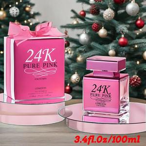 24k pink edp perfume, long lasting perfume for women & men, sweet fruity strawberry vanilla perfume for daily and dating, fragrance for women, fall gift, fragrance, long lasting perfume, women's perfume