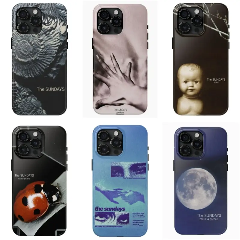Trend Inspired The Sunday5 Retro Indie Rock Band Aesthetic Phone ,For iPhone 17 Pro Max 16 15 14 13 12 11 8 7 Plus Pro Max/X/XS/XR and for Samsung S21 S22 S23 S24 S25 S26 Fe/Plus/Ultra,Best Gift Idea For Yourself, Partner,Family&Friends, Protection Casing