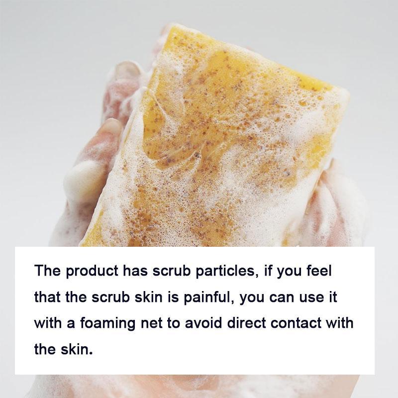 Turmeric & Kojic Brightening Soap, Cleansing Cold Pressed Soap for Face & Body, Moisturizing Body Wash & Soap for Women & Men, Acne