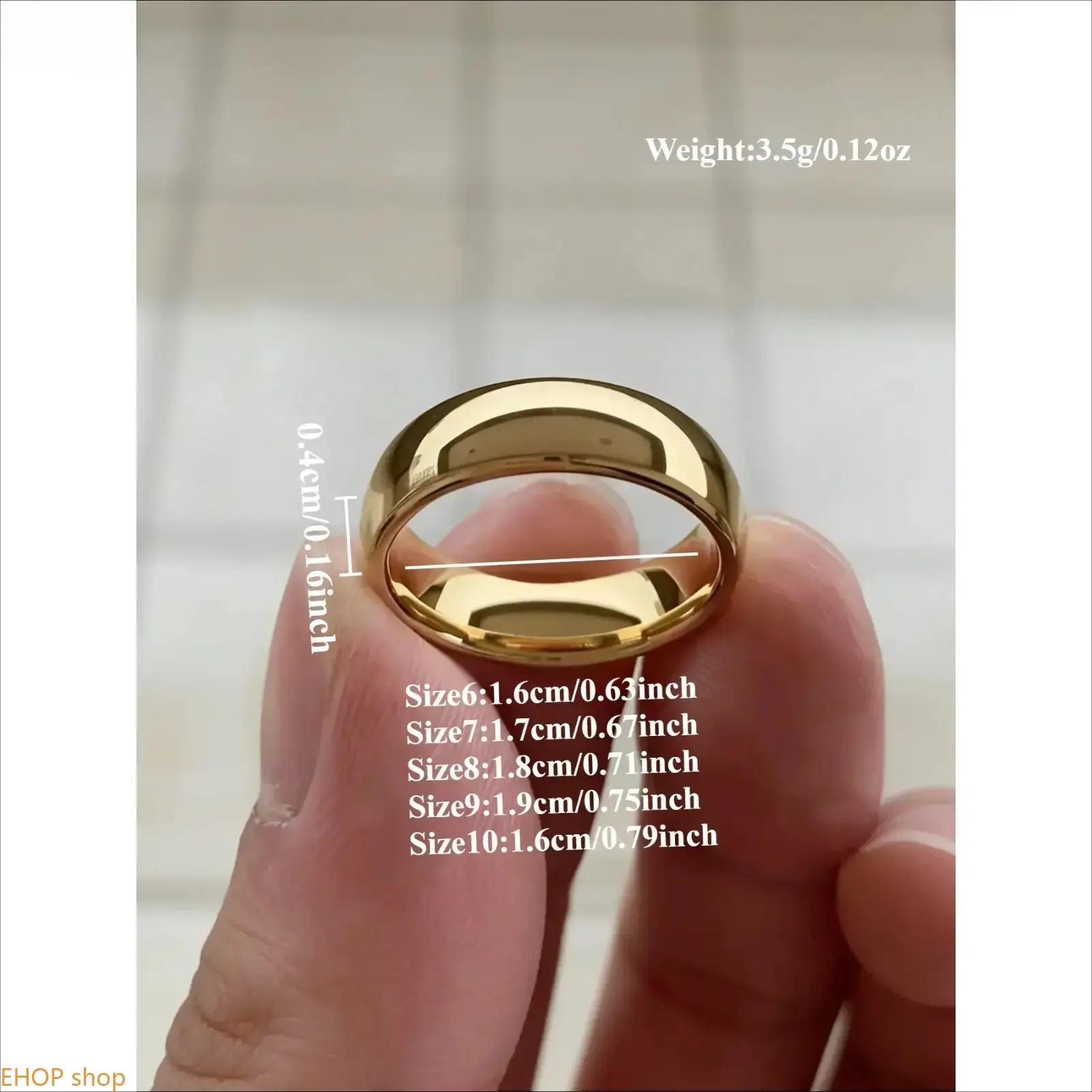 Unisex Smooth Surface Stainless Steel Ring - Simple Band, Non-Fading Classic Versatile Jewelry, Suitable for Daily Wear, Wedding Occasions