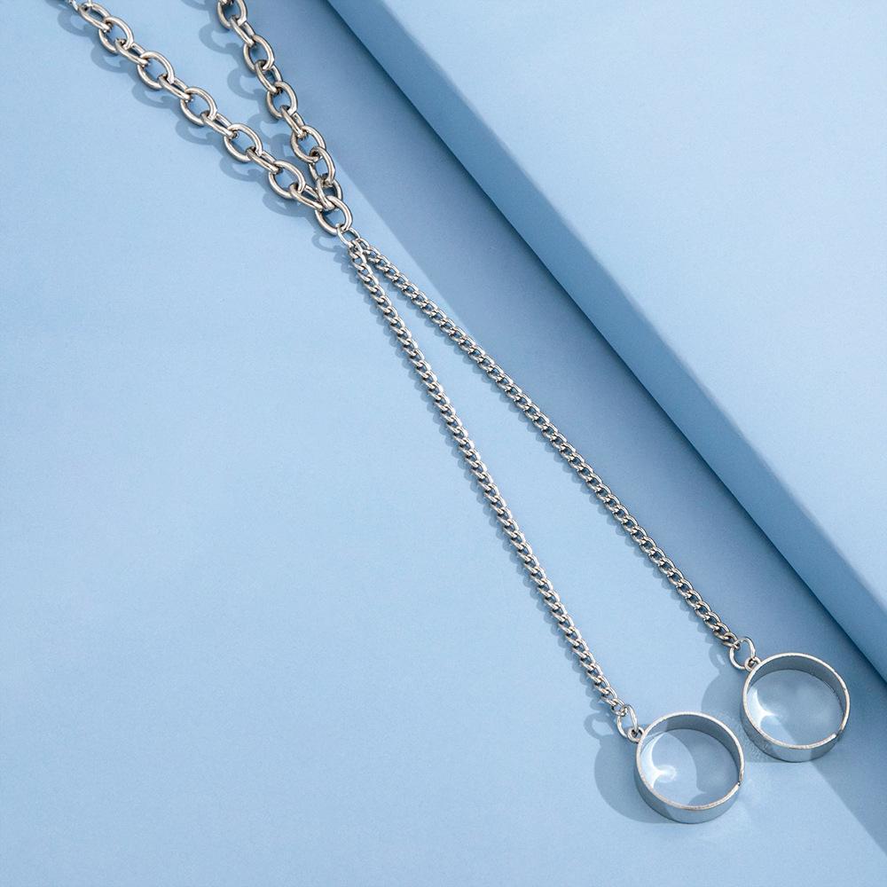 Chain Punk Wrist Ring Skeleton Bracelet For Men Ring Charm Bohemian Couple Emo Fashion Jewelry Pulsera Mujer 2023 Ladies New