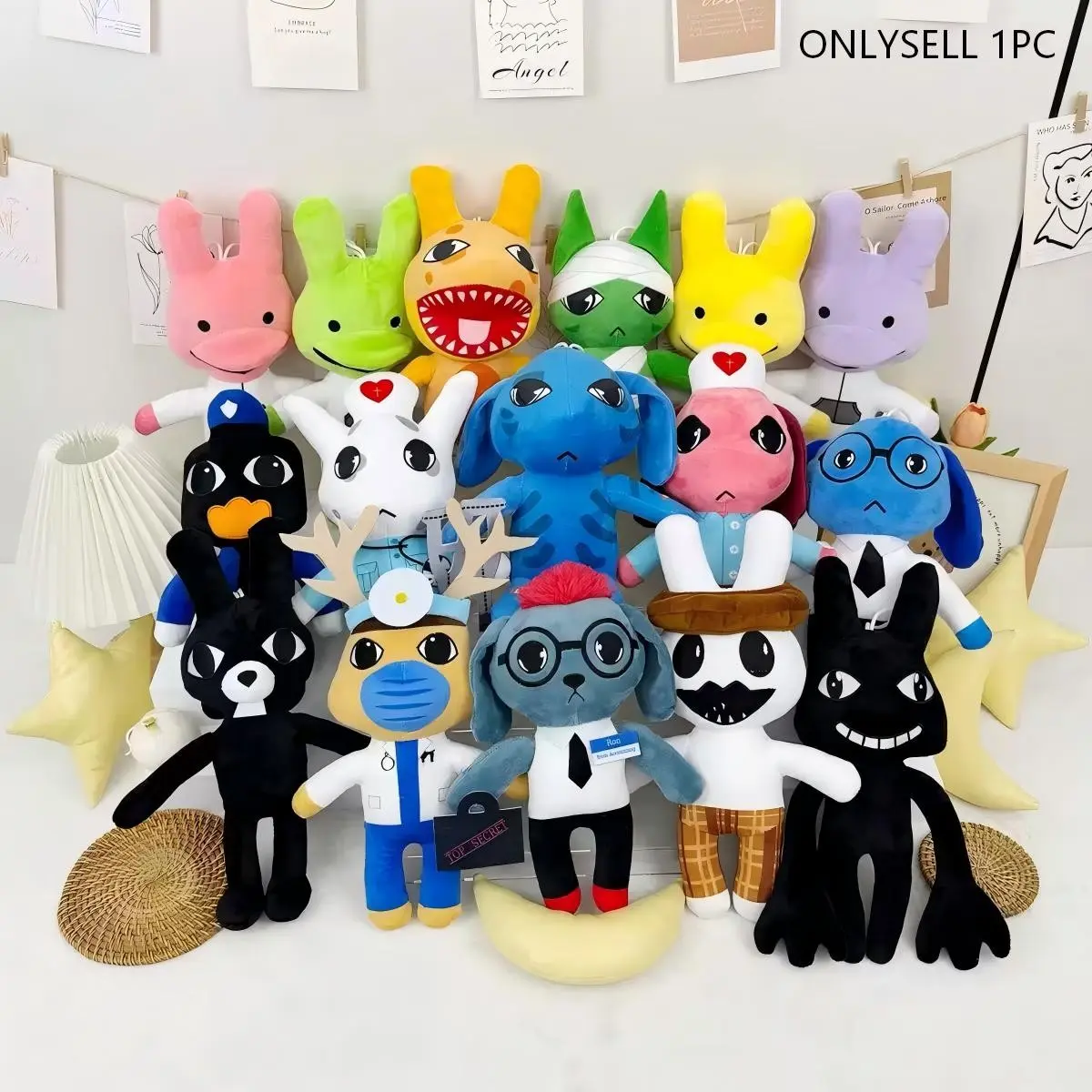 Animal Hospital Plush Toy, 12 inch Stalker Plushies Inspired by Animal Hospital, Game Role Stuffed Animals for Fans, Halloween Collectible Gift for Kids Boys Girls and Adults, Stuffed Animal Gifts