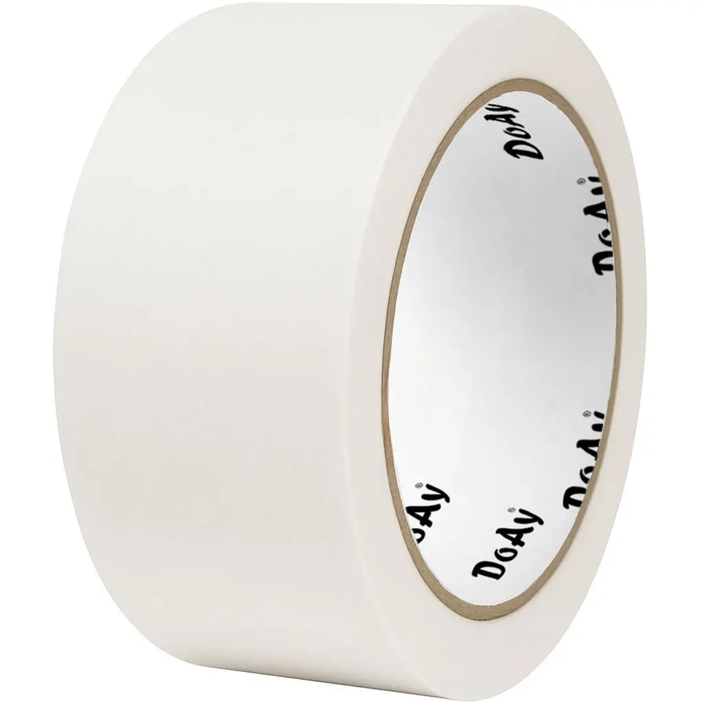 White Painters Tape - Masking Tape 2 Inch Wide (1.88" x 90FT) - Multi-Surface,  Adhesion, Indoor & Outdoor - 1 Roll  Tape for DIY, Labeling, Art,  (#3910)