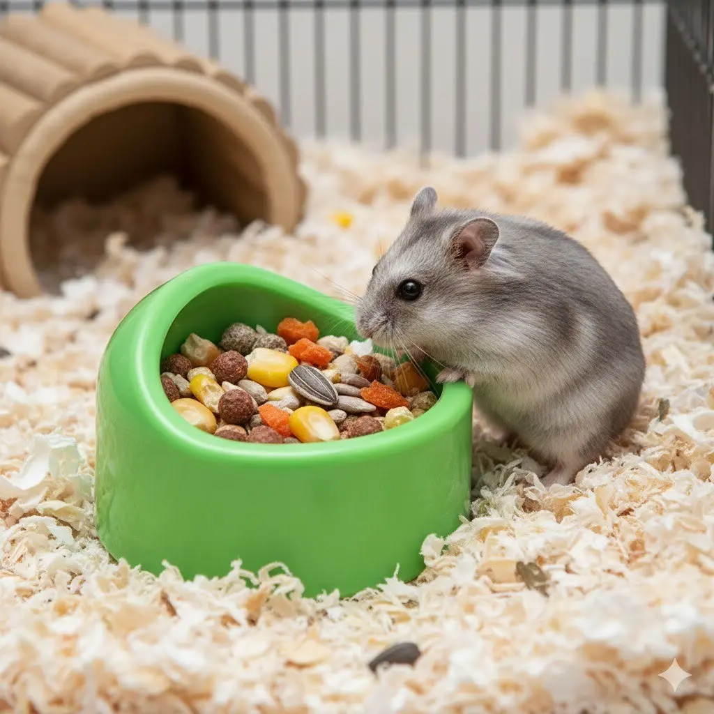 Small Animal Feeding Bowl, Hamster Parrot Water Bowl, Anti-Tip, Durable and Easy to Clean, Suitable for Birds/small Pets, Cage-Specific Feedware