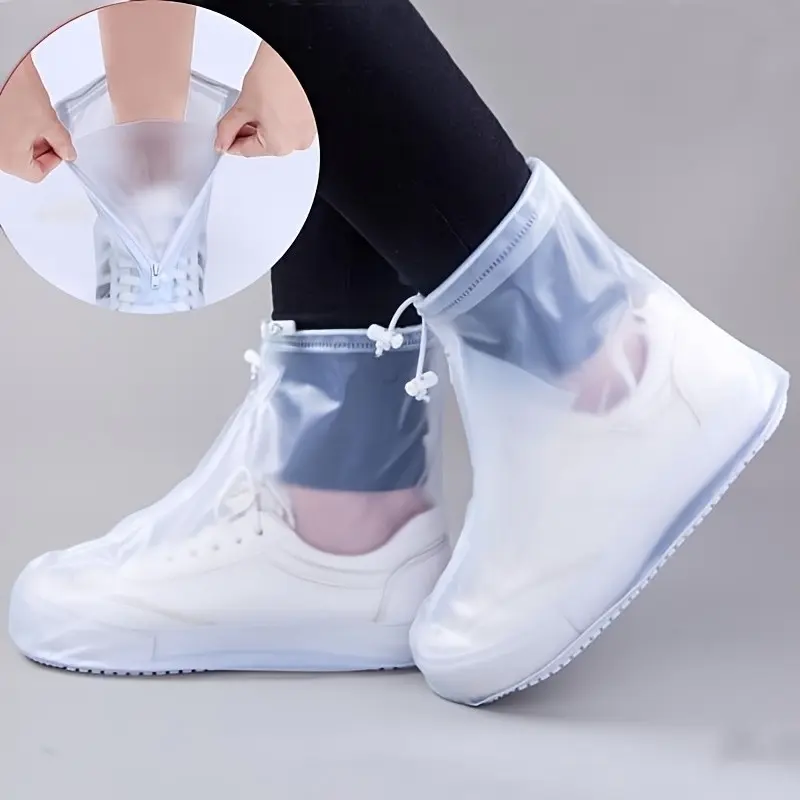 Waterproof Slip Resistant Rubber Rain Boots, Anti Slip Boots, Non Slip Boots, Heavy-Duty Gripping Outsole, Comfortable Durable Rain Shoes for Working, Hiking, Outdoor Activities
