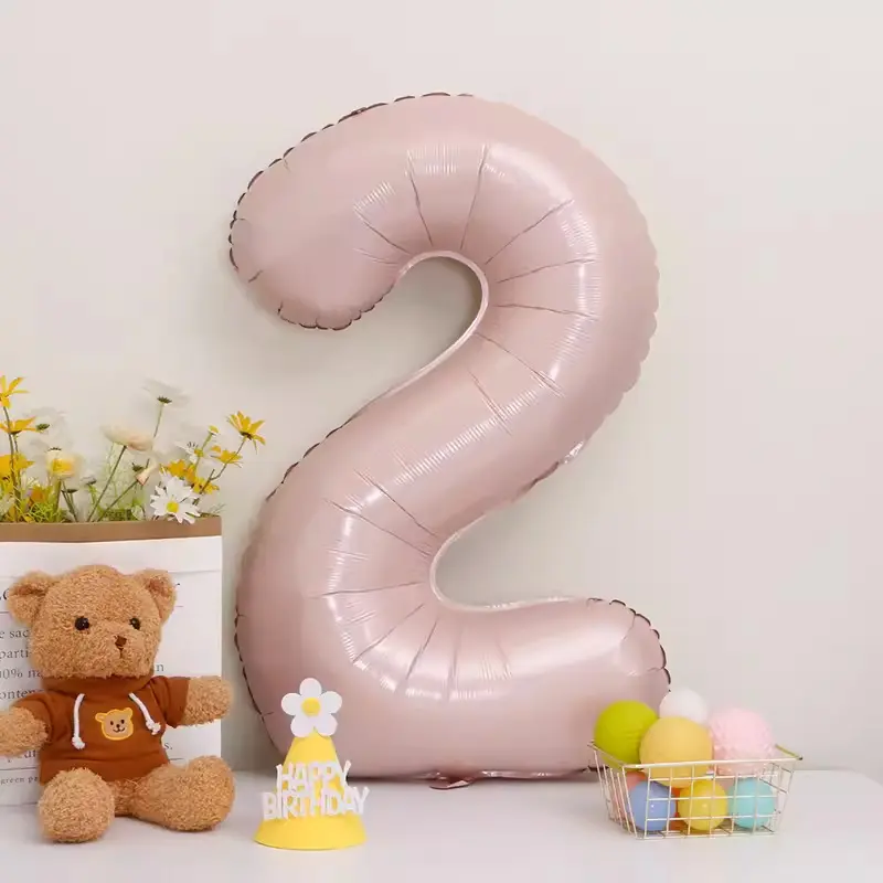 Extra-large retro number balloons 0-9, high-quality aluminum foil, no need to inflate - perfect for birthday parties, anniversaries, Valentine's Day celebrations, Halloween decorations, and Christmas decorations