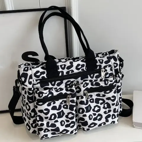 Women's Strawberry Pattern Tote Bag, Strawberry Themed Bag, Patterned Bag, Fashionable Large Capacity Shoulder Bag for Daily Used, Casual Trendy Versatile High-quality Daily Commuting Bag, Commuter Tote Bag, Stylish Tote Bag, Casual Everyday Bag