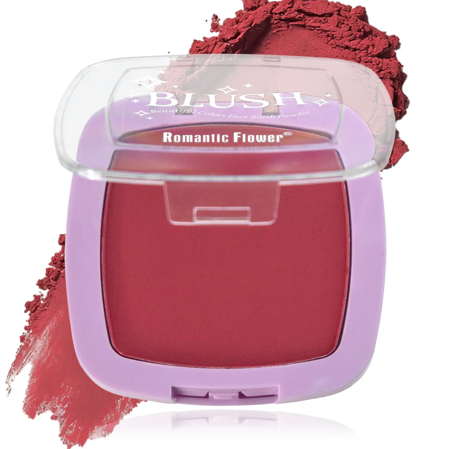 3 Shades Matte Blush With Brush, Face Makeup Waterproof Long Lasting Nature High Pigment Cheeks Blusher