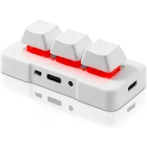 3-Key Mini Keypad  Mechanical Gaming Keyboard Hot Key Customized Program with RGB Led
