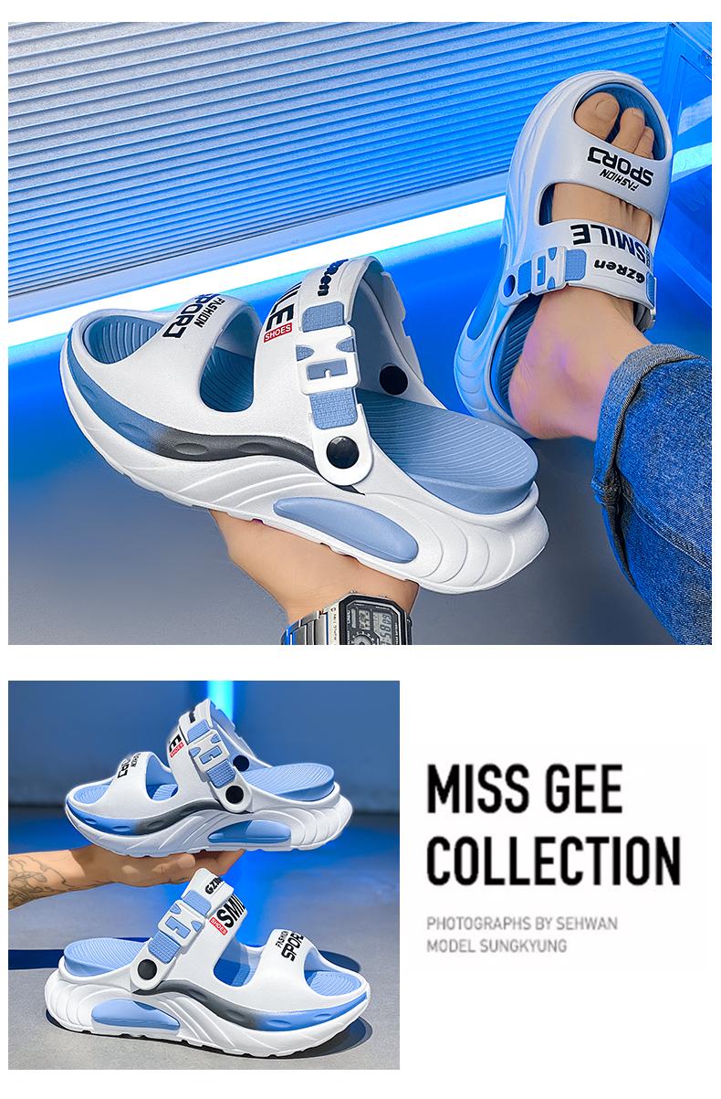 2-in-1 Clog & Slide |     Adjustable Strap for Men & Women |     Beach to Street