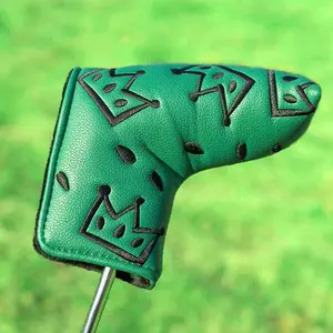 Cheese Crown Design Golf Putter Cover, Stylish Golf Club Protector, Ideal for Outdoor Enthusiasts, Unisex Accessory, Durable Protection