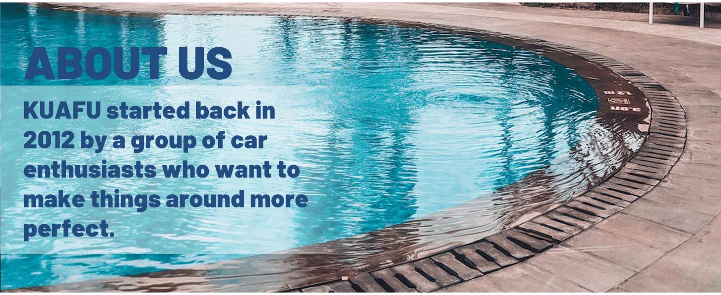 36 Inch Swimming Pool Ladder Above Ground W/ 3 Plastic Removable Steps Non-Slip Heavy Duty Steel - Grey