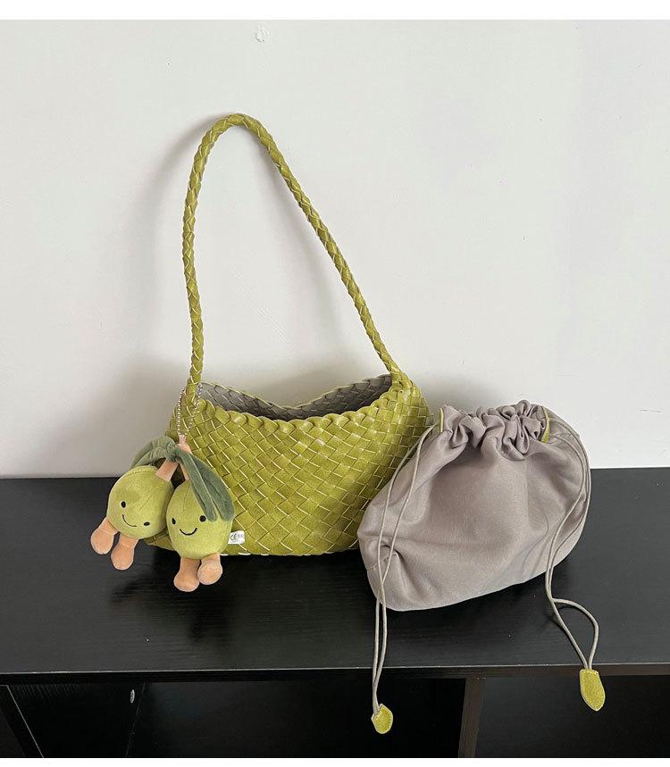 MLS6253 Hand-woven Underarm Bags for Women 2025 New Retro Portable Shoulder Bags Big and Small Bags