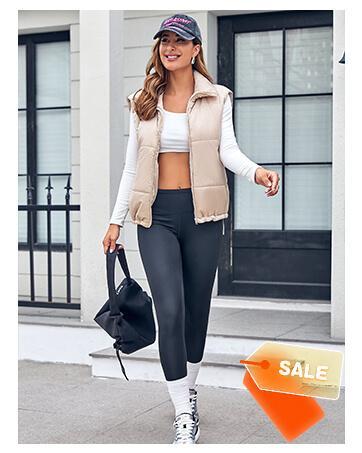 FMEYOA Women's Quilted Lightweight Puffer Jacket Thickened Long Spring Winter Coats Zip Up Baggy Down Outerwear EL3217