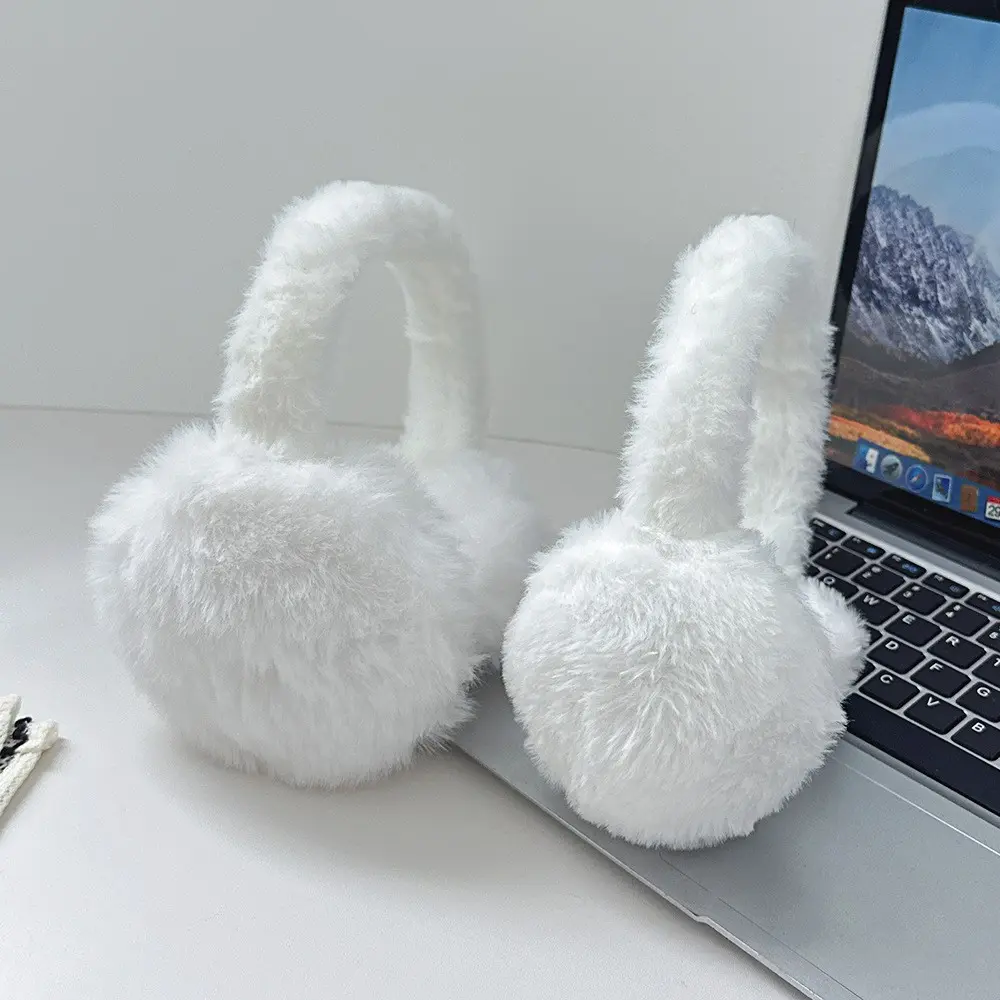 Faux Rabbit Fur Cross Knotted Earmuff Headband Warm Plush Hair Hoop Women Autumn Winter Cold Weather Ear Warmer Faux Rabbit Fur Cross Knotted Earmuff Headband Warm Plush Hair Hoop Women Autumn Winter Cold Weather Ear Warmer