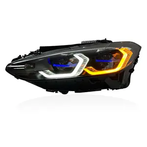 Translation: LED Laser Headlight Assembly Dual-Color Golden Eye for BMW 4 Series G22 G23 G26 M4 Modification