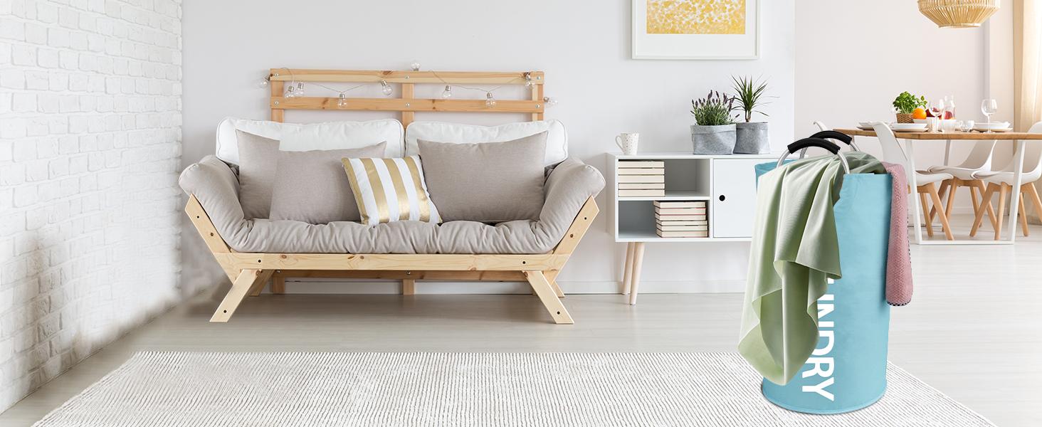 125L Large laundry basket,Collapsible laundry hamper, Tall Clothes Baskets Folding Washing Bin Foldable Fabric Hamper Bags for Bedroom, Closet,Bathroom,College,laundry bag,lightblue 125L Large laundry basket,Collapsible laundry hamper, Tall Clothes Baskets Folding Washing Bin Foldable Fabric Hamper Bags for Bedroom, Closet,Bathroom,College,laundry bag,lightblue