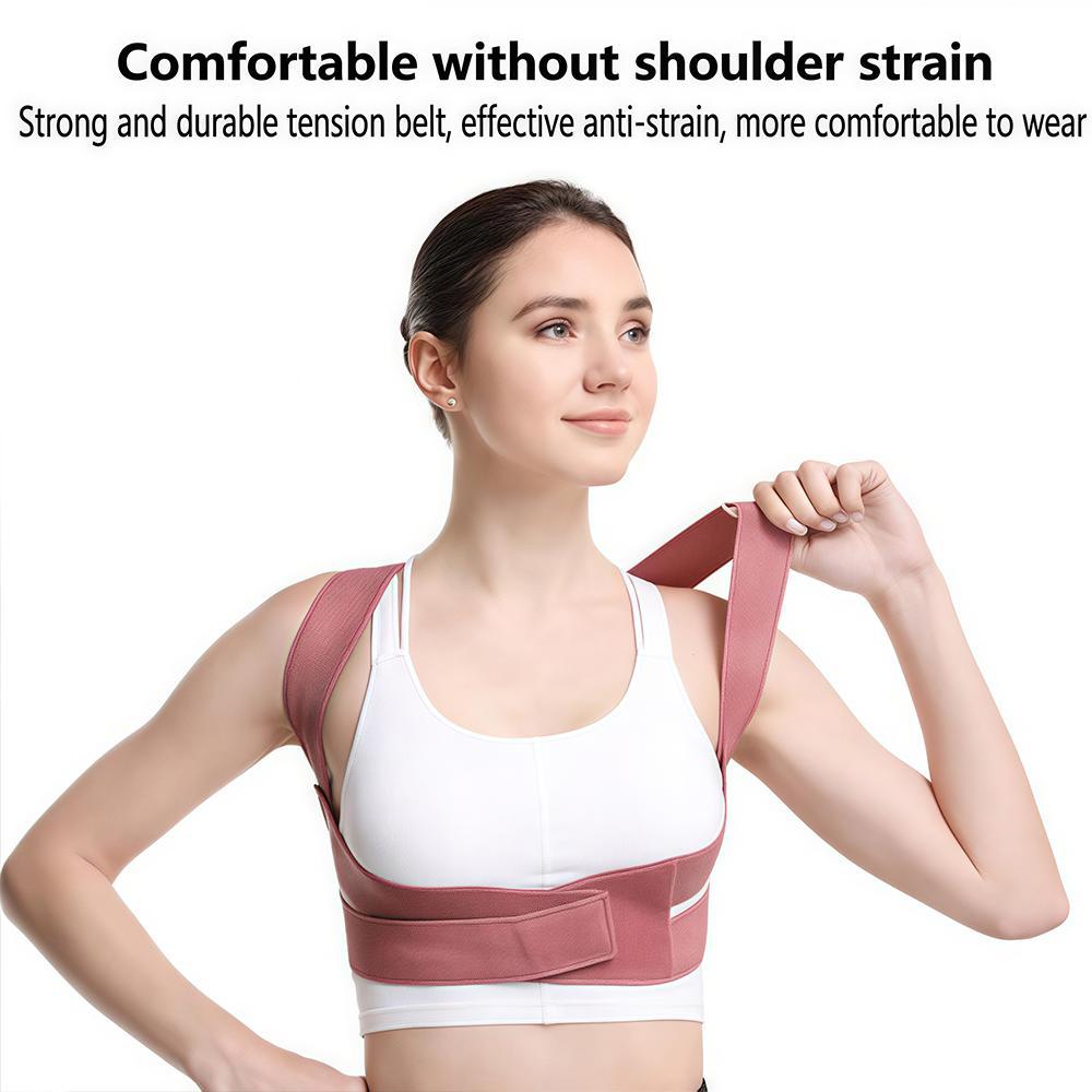Durable Invisible Sports Strap for Men & Women, Adjustable Shoulder Straps for Fitness, Office Workouts, Home Exercise, Posture Strap