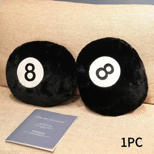 Multifunctional 8-Ball Billiard Plush Pillow, Soft Washable Sofa Cushion, Home Decorative Cushion, Home Decor, Perfect Holiday Gift, Suitable for Couch/sofa Chair
