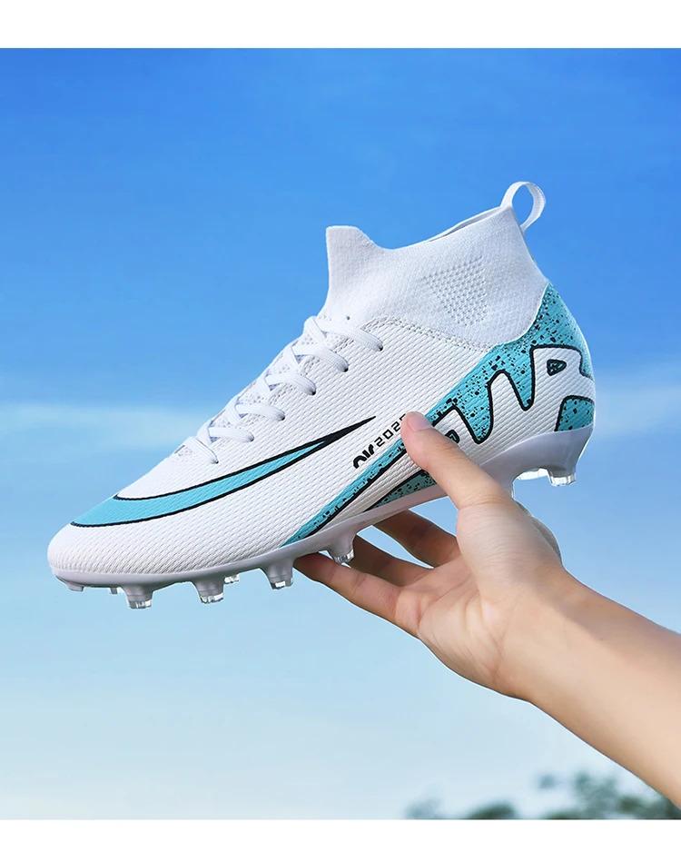 Unisex Soccer Shoes TF/AG Society Futsal Top Quality Unisex Training Football Shoes Original Resistant Comfortable Football Boots Unisex Soccer Shoes TF/AG Society Futsal Top Quality Unisex Training Football Shoes Original Resistant Comfortable Football Boots