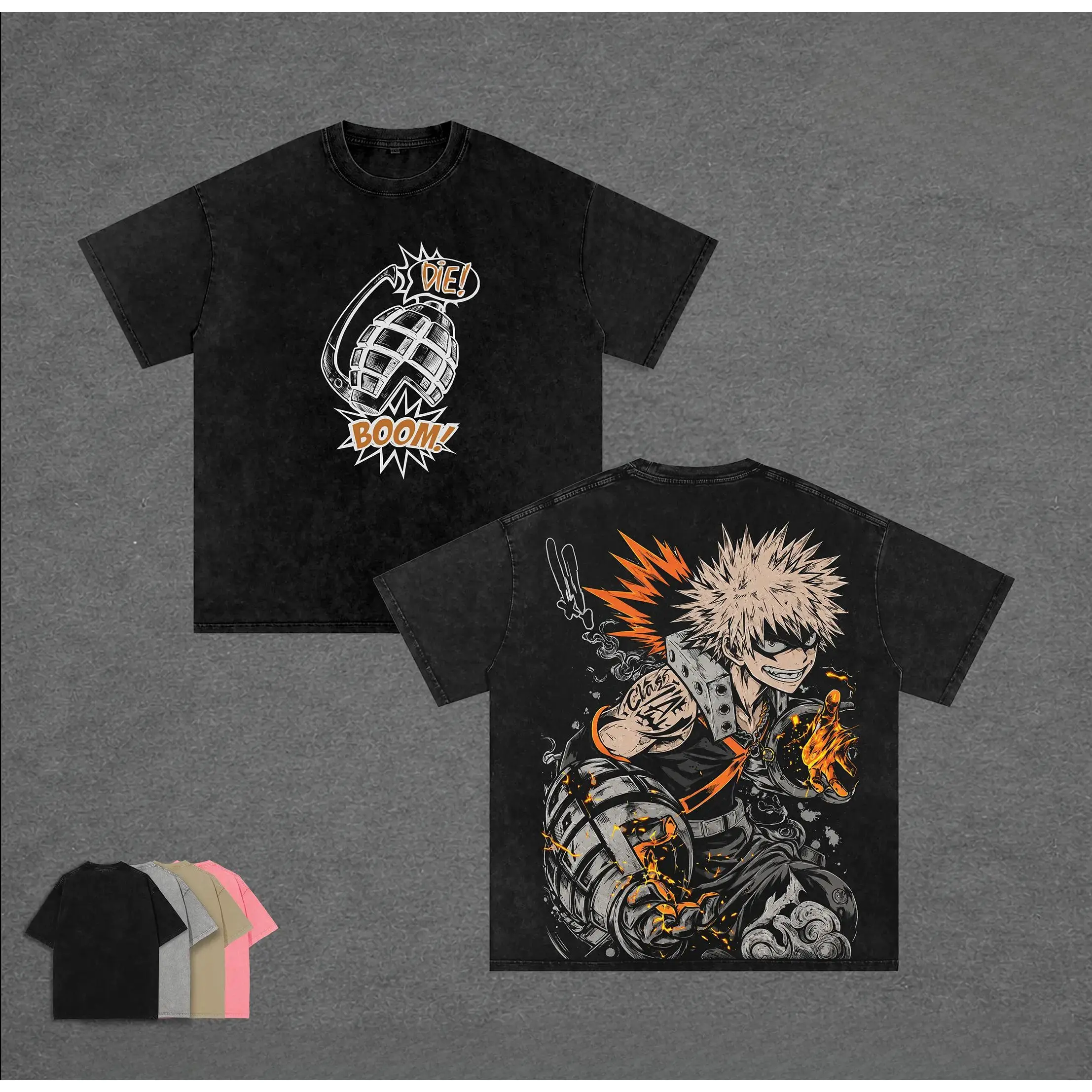 Bakugo Explosion Quirk Graphic Tee |   Katsuki Bakugo My Hero Academia Anime T-Shirt |   MHA Bakugo Manga Streetwear Shirt Hoodie |   Vintage Washed Oversized Anime Graphic T-Shirt |   My Hero Academia Bakugo Anime Fan Gift Streetwear T everyday tshirt