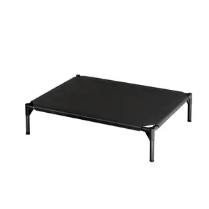 Elevated Cooling Dog Bed for Large Breed, Breathable Mesh & Oxford Fabric Options, Durable Metal Frame, Multiple Sizes for Indoor Backyard Camping puppy