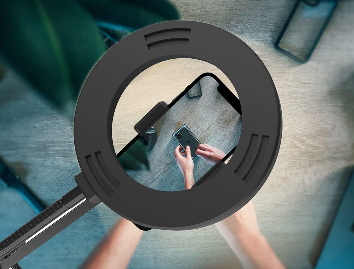 Overhead Camera Mount with Ring Light, Flexible Articulating Phone Arm Stand Compatible with , Webcam, Desk Tripod for YouTube Live Stream Cooking Video Recording Overhead Camera Mount with Ring Light, Flexible Articulating Phone Arm Stand Compatible with , Webcam, Desk Tripod for YouTube Live Stream Cooking Video Recording