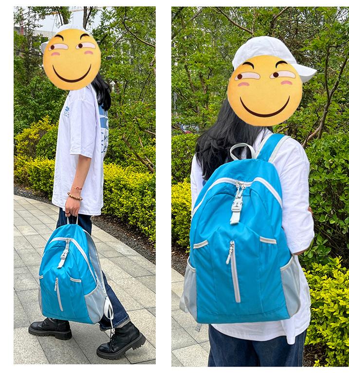 21L Ultra-Light Waterproof Nylon Backpack with Adjustable Straps - Foldable, Large Capacity, Portable for Hiking, Cycling, Fishing, Camping, Yoga & Travel - Available in Black, Blue, Green, Orange, Red, Travel Backpack