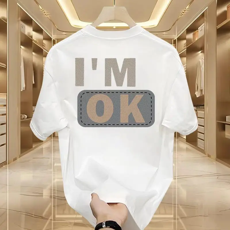 [Limited] 'I'M OK' T-shirt is Going Viral on TikTok Malaysia! Limited Stock, Unique Design With An OK Frame That's Instagrammable!