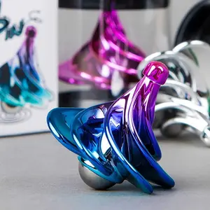 3D Printed Fidget Spinner Stress Relief Anxiety Decompression Sensory Rotating Ball Gravity Gyroscope Cool Toy OShaped Universal