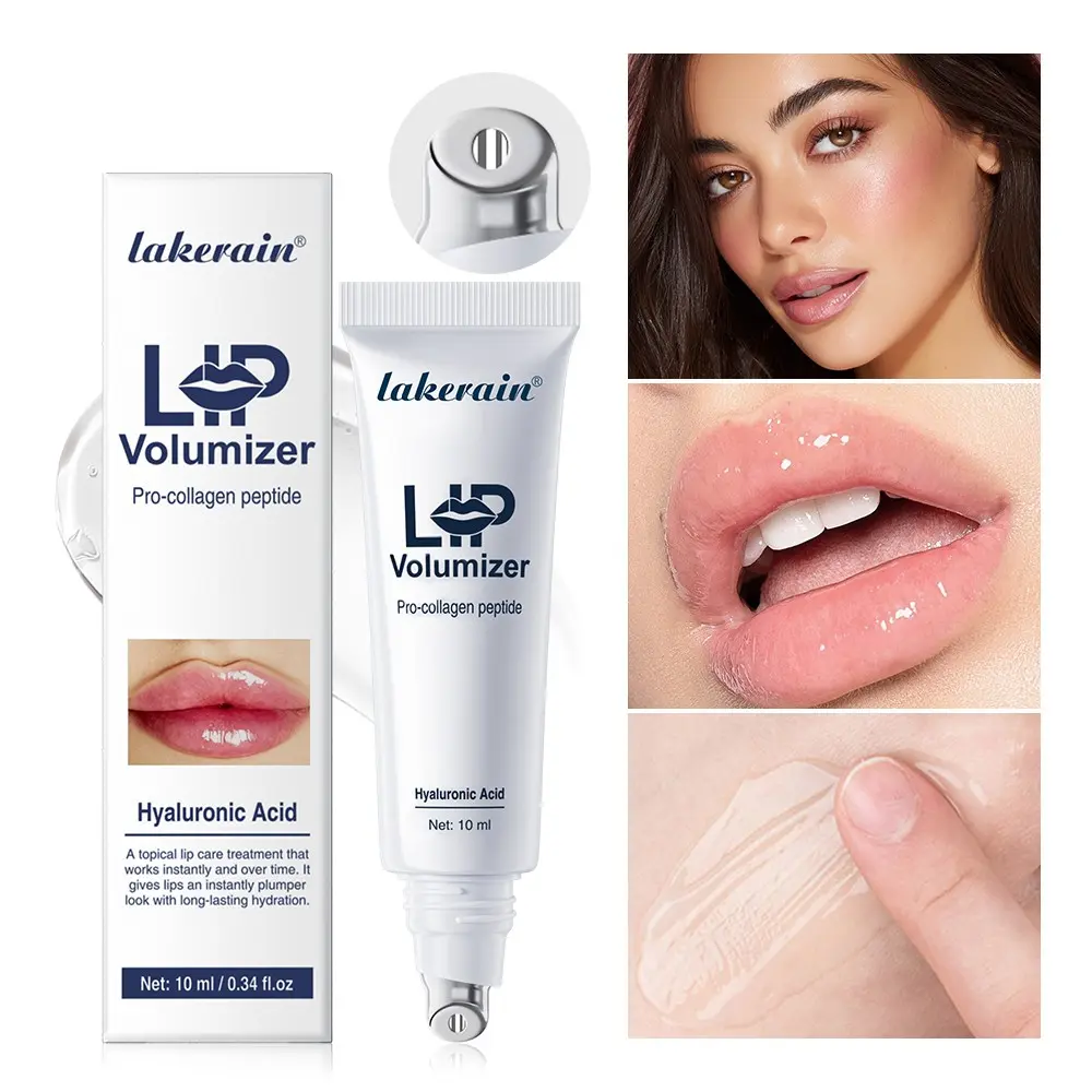 Hyaluronic Acid Lip Serum, Instant Plumping Effect, Plumping Gloss, Moisturizing and Nourishing, Enhances Lip Fullness, Hydrating Lip Care Product, Triple Plump Actives