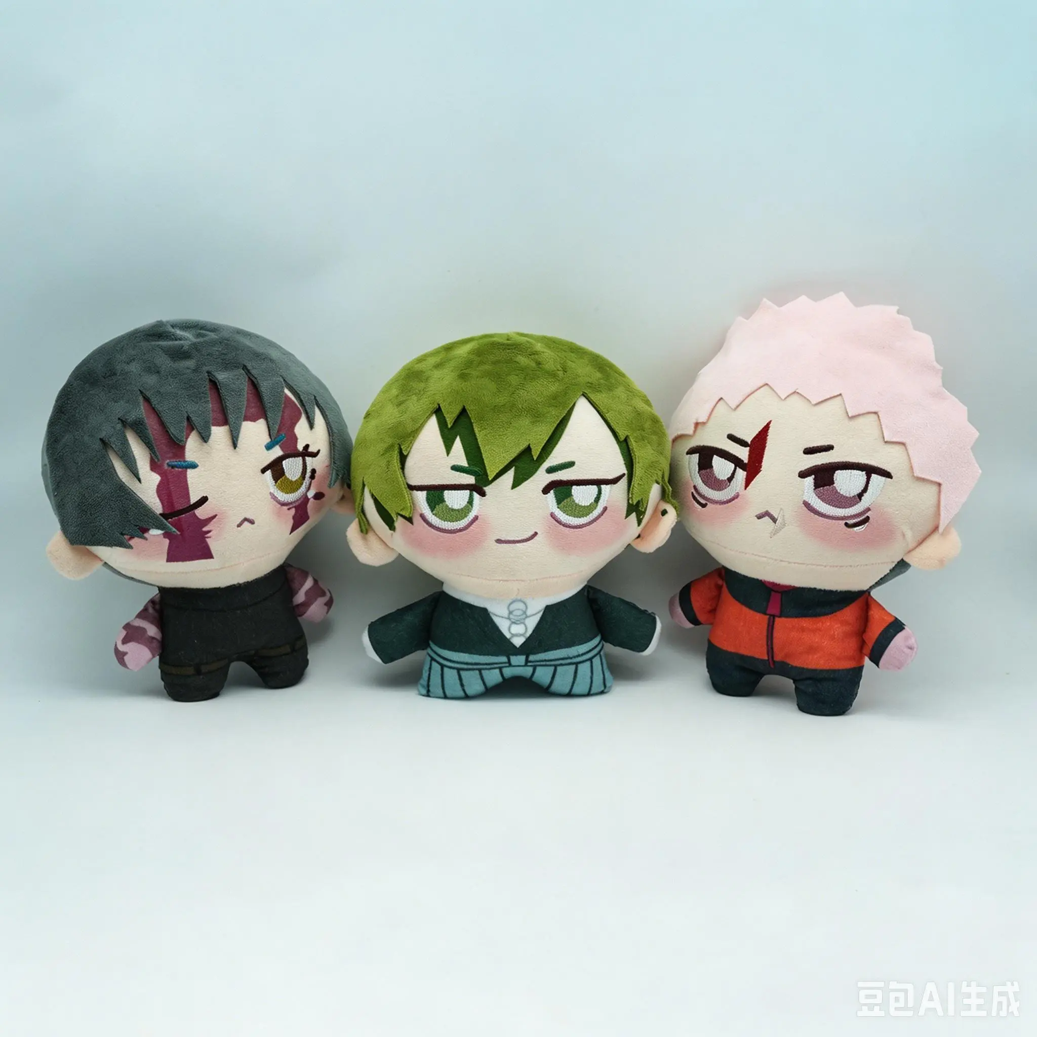 Jujutsu Kaisen Soft Stuffed Collectible Dolls - Maki Zenin, Yuji Itadori, Naoya Zenin, Cursed Naoya Styles - Soft Huggable Stuffed Figure Dolls for Anime Fans, 4-Style Anime Toy Collectibles