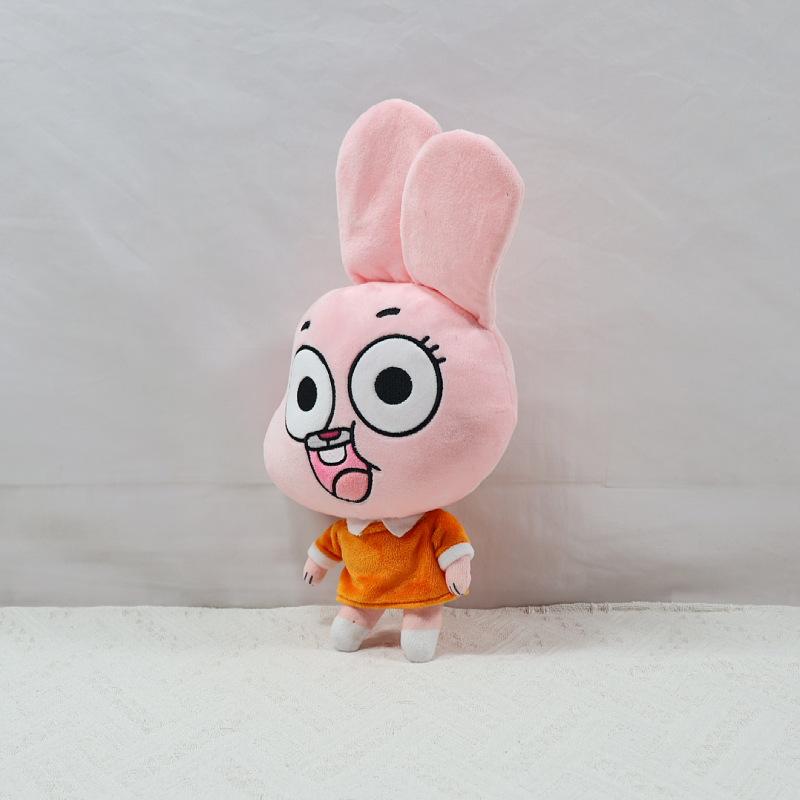 New World Of Gumball Darwin Plush Doll Cartoon Banana Joe Anais Richard Nicole Plushie Kawaii Soft Decor Pillow Toy Kids Gift