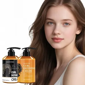 Curl Defining Cream (280ml) - Leave-In Treatment with Argan Oil for Hydration, Frizz Control & Defined Curls | Non-Sticky Formula volumizing  hair  care re mimpi hair fall dandruff shampoo Haircare Smooth Avocado Blend