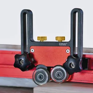 Adjustable Stock Guides, Roller Guides Feather Loc Board, Multi-purpose Clear-cut Anti Rebound Safety Pushing Auxiliary Tool