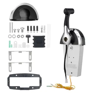 VEVOR Boat Throttle Control, 8M0059686 Top-Mounted Outboard Remote Control Box for Mercury PT 2-Stroke, Marine Throttle Control Gear Box with Power Trim Switch