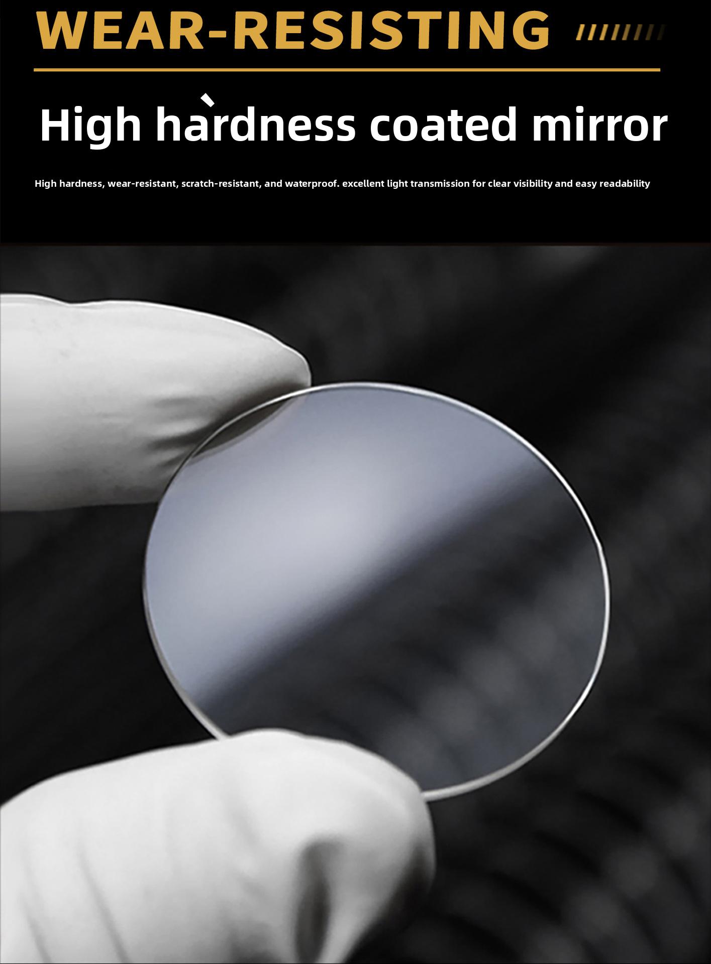 Men's Luxury Silver Stainless Steel Quartz Watch - Ice Blue Textured Dial with Fluted Bezel, Date Display, Luminous Hands, Elegant Business Dress Wristwatch, Perfect Gift for Him