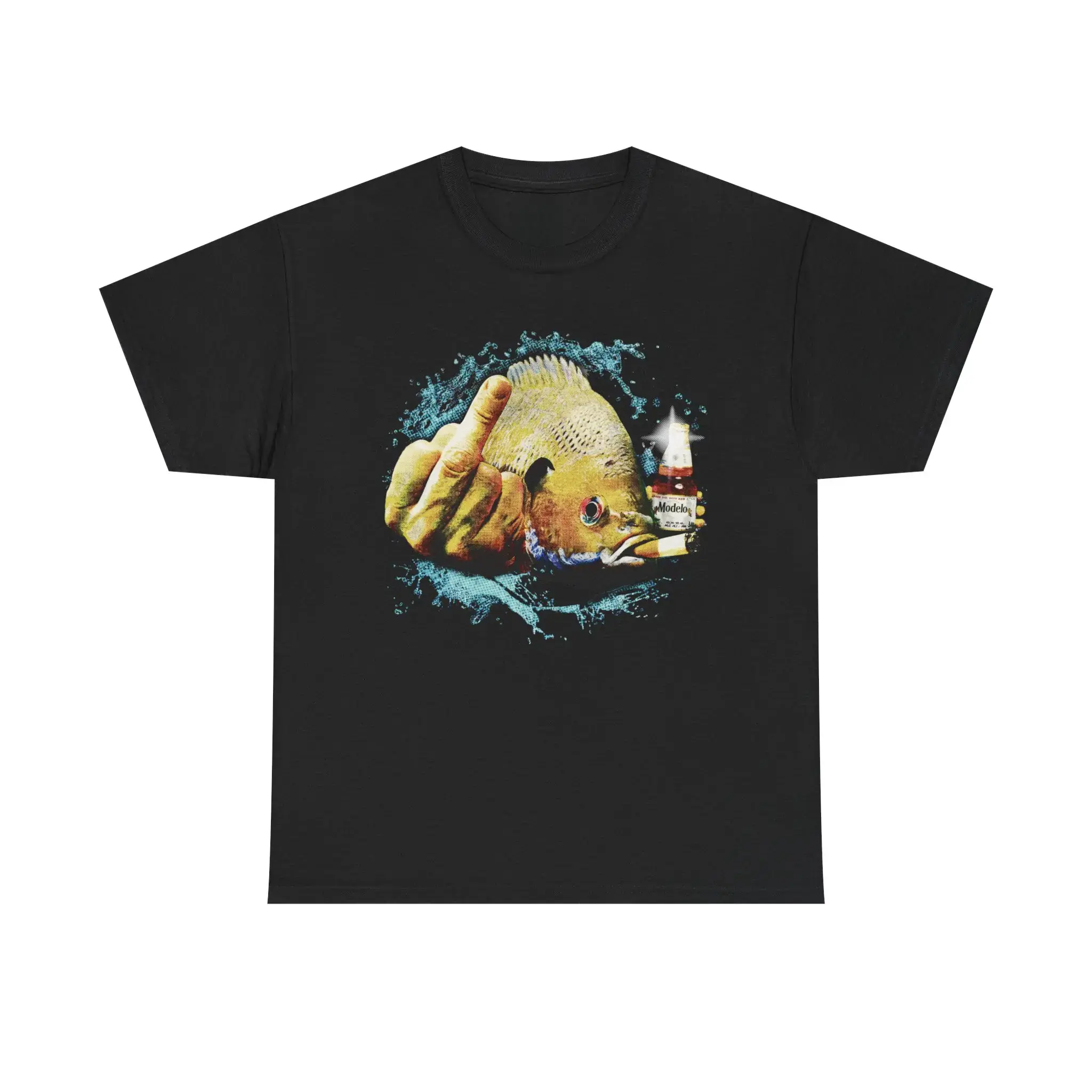 Dope Bluegill Shirt – Fish Middle Finger Graphic Tee, Funny Fishing Shirt