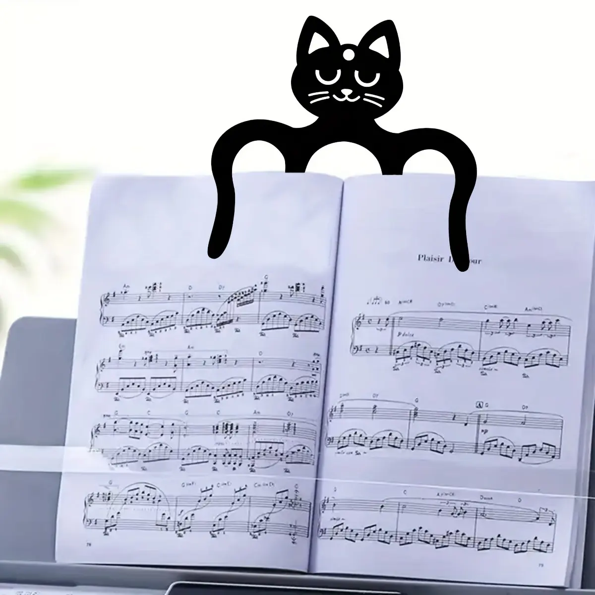 Animal Style Metal Music Book Clip for Piano, Guitar, Violin, Durable Thickened Design, Easy to Use, Securely Holds Sheet Music