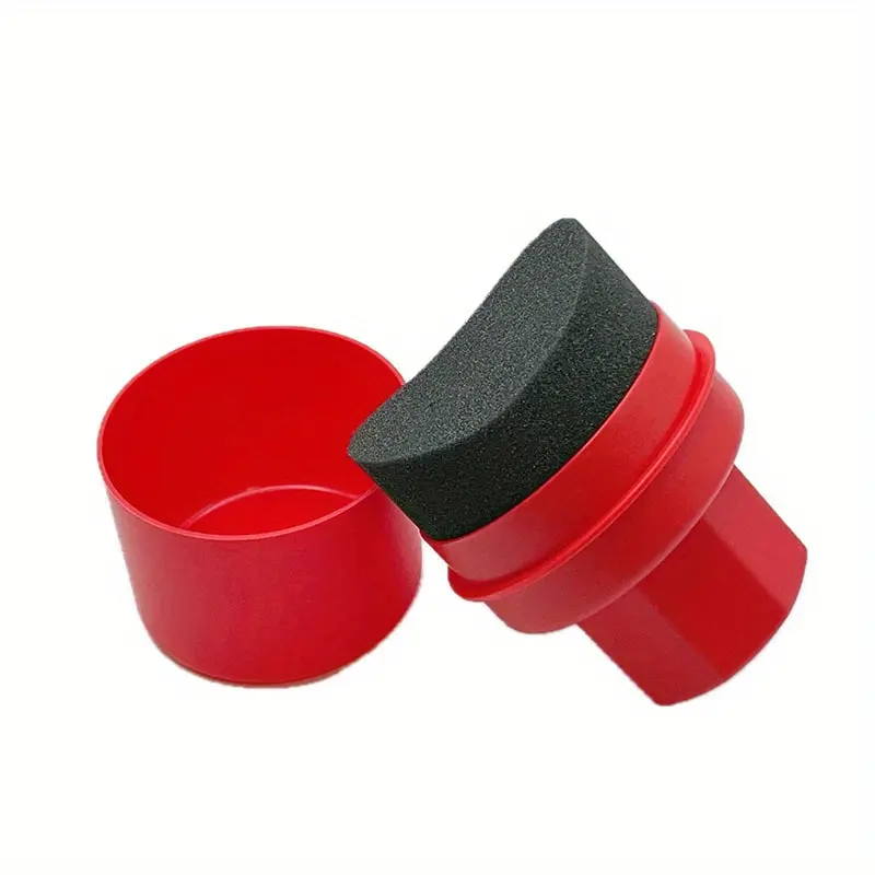 1pc Premium Tire Polishing sponge - Durable polyester for automotive wax application