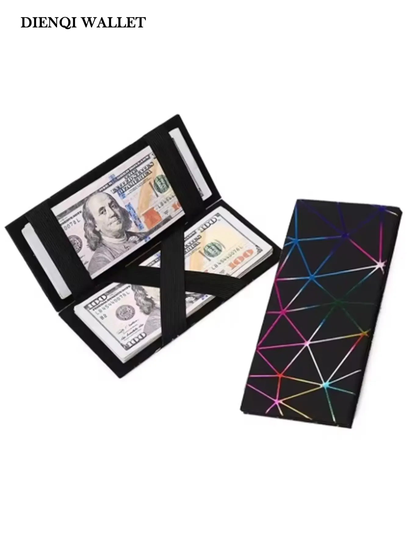 Women's Wallet Magic Elastic Money Clips Business Magic Wallet Long Wallet Slim Minimalist Stretch Band Money Clip Cash Clips Bi-fold Purses Wallet for Women,Gifts,Daily Use