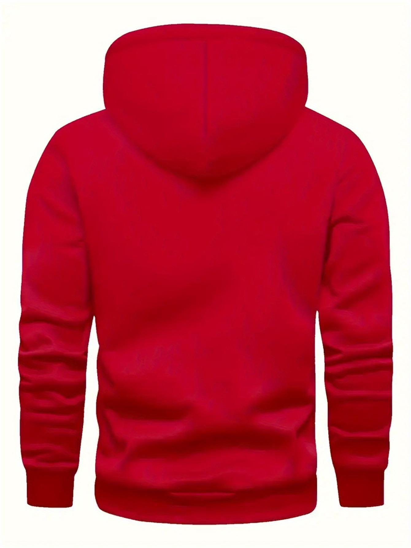 USA flag print hoodie men's fleece sweatshirt, United States letter print unisex casual knit fabric pullover for students and couples fashion hoodie for autumn and winter, 2026spring pullover hooded sports hoodie