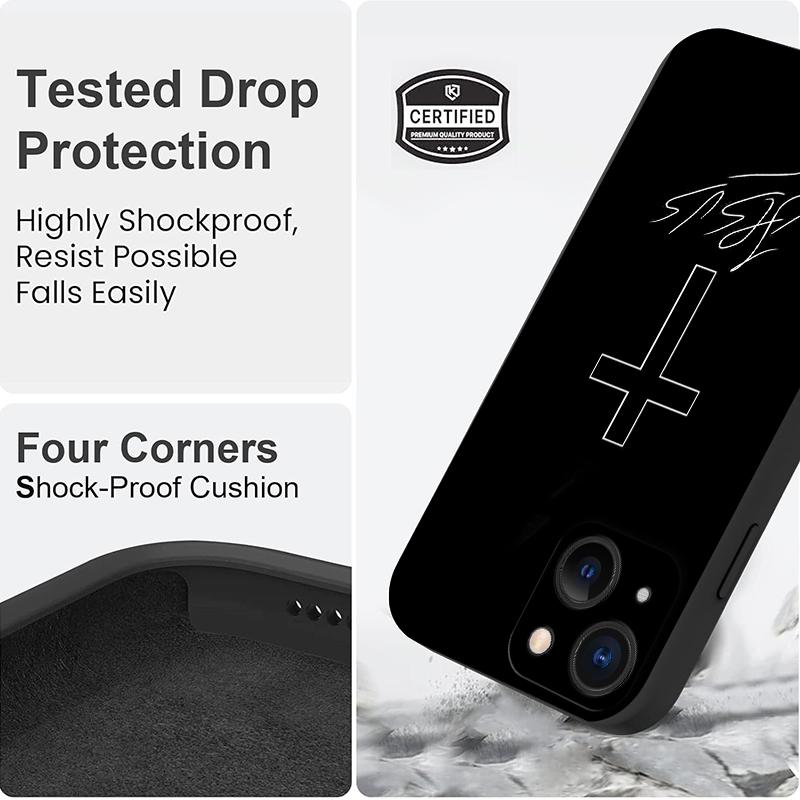 Minimalist Cross Pattern Straight Edge Phone Case for iPhone 17 16 15 14 Pro Max 13 12 11 XR XS Air Plus Shockproof Full Camera Protection Durable slim Silicone Cover Minimalist Cross Pattern Straight Edge Phone Case for iPhone 17 16 15 14 Pro Max 13 12 11 XR XS Air Plus Shockproof Full Camera Protection Durable slim Silicone Cover