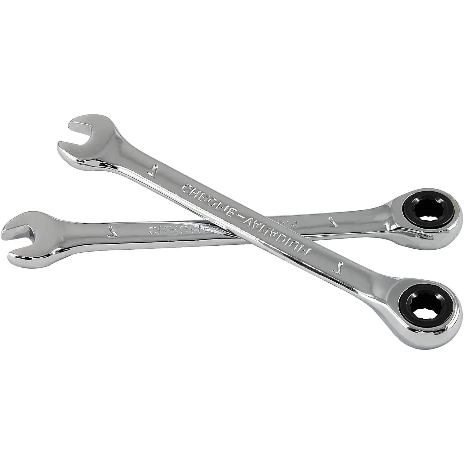 2 count 7mm Ratchet Combination Wrench, Metric 72- | Ratcheting Wrench  Open Box Ends, 5° Swing Arc for Tight Spaces, for Auto  Repair Projects