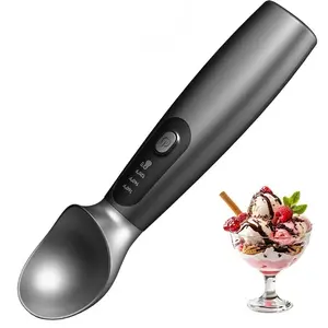 Electric Ice Cream Scoop, Quick Heating Level 3 (120°f/140°f/160°f), Ideal for Hard Ice Cream, Home Use, Kitchen Tool, Ice Cream Spoon