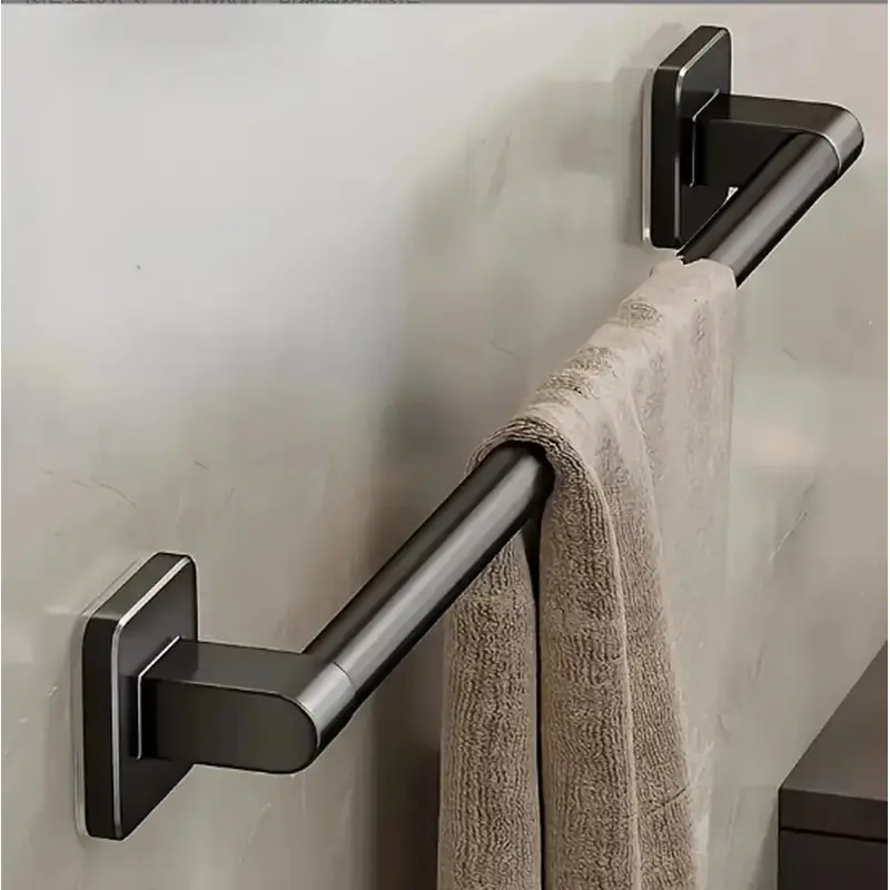 Space Saving Towel Bar for Bathroom Accessories, Waterproof Wall Mounted Hand Towel Holder with Easy Installation and Modern Luxury Style, Perfect Bathroom Organizer for Apartment Dorm RV Home Decor, Birthday Holiday Gift for Mom and Wife